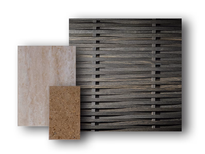teukho works small woven stones